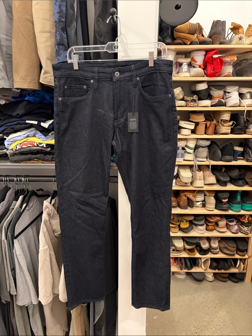NWT Bonobos Straight-Leg Jeans in Black Wash